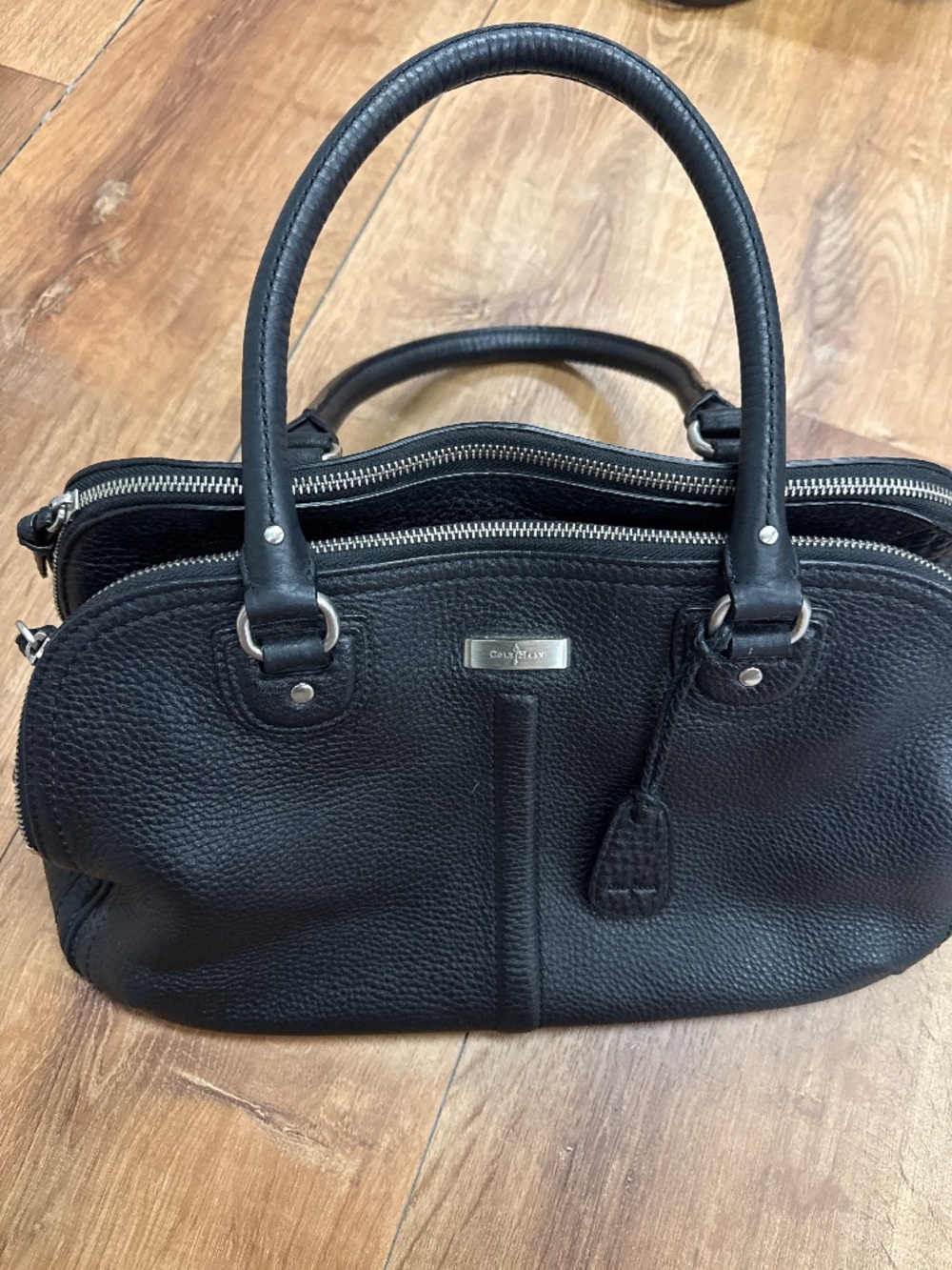 Cole Haan Pebbled Leather Satchel